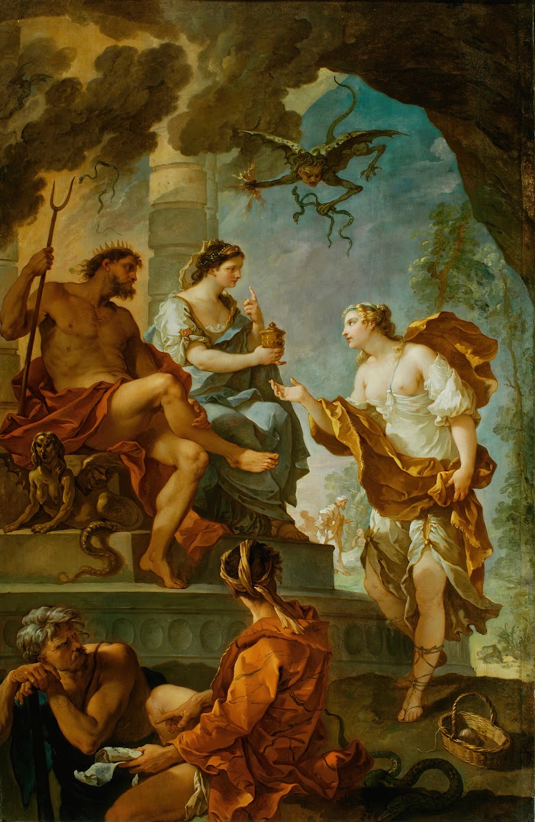 Psyche Obtaining the Elixir of Beauty from Proserpine 1735