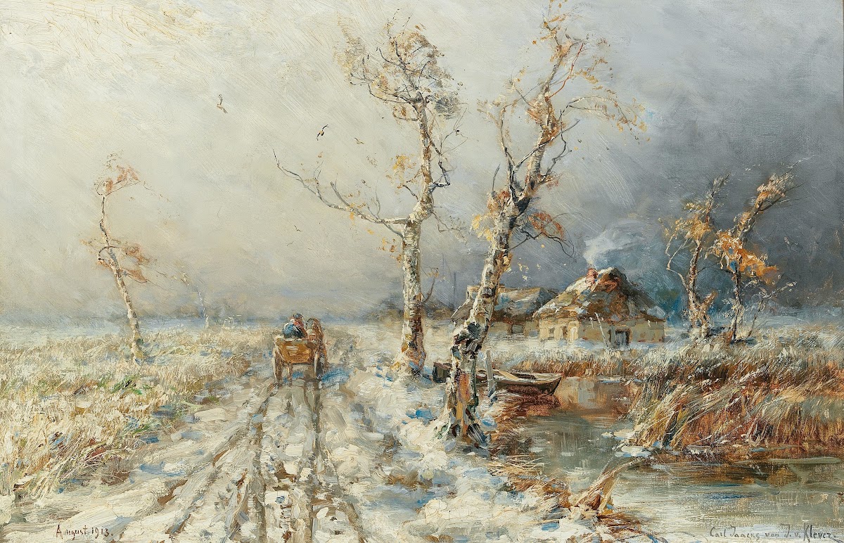A Storm in a Snow Landscape 1913