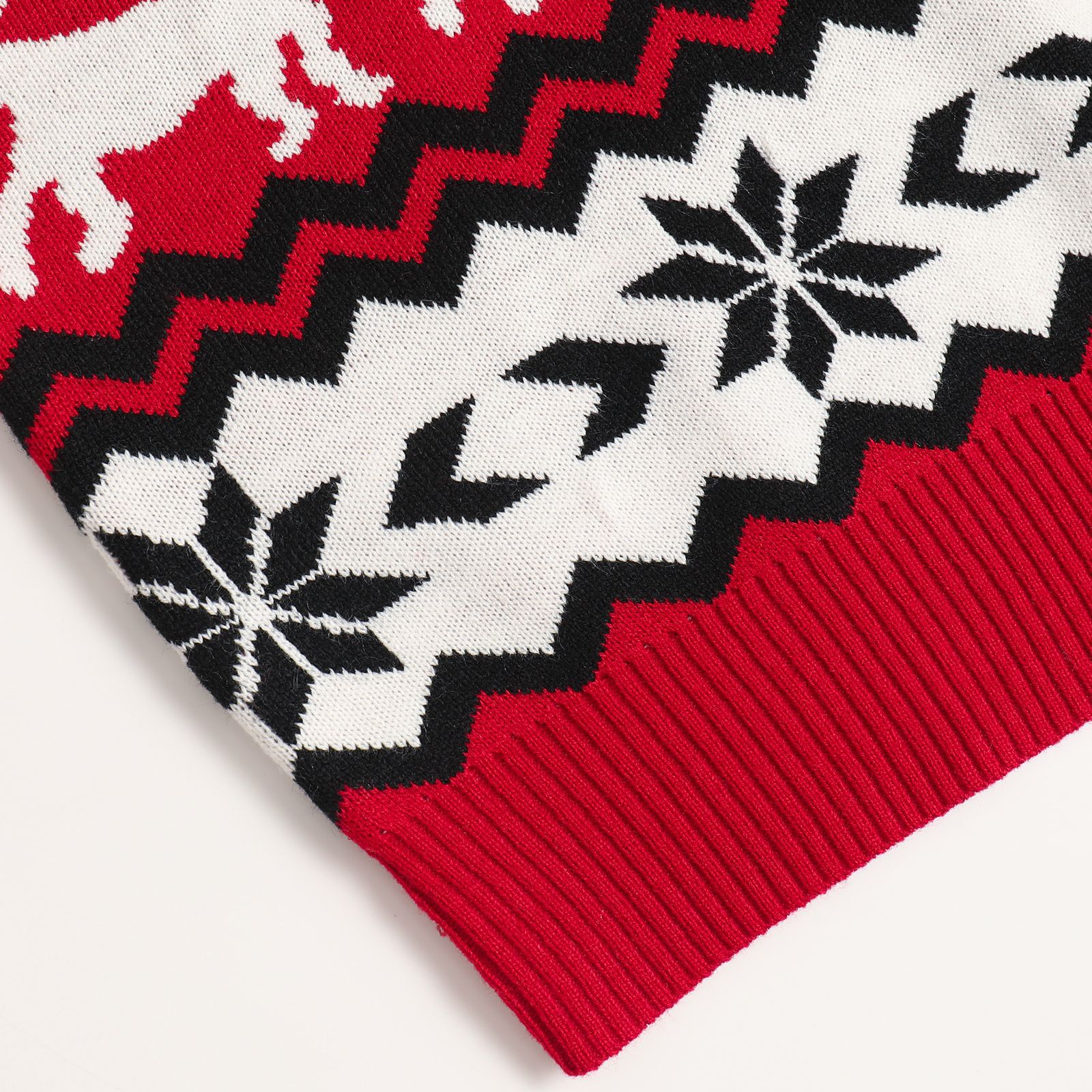 Weihnachtspullover mit Jacquard-Muster, Unisex