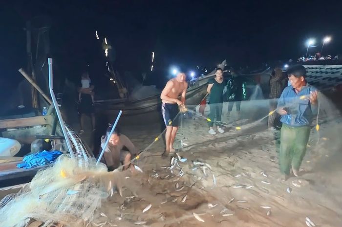 Đón lộc cá trích trong đêm - Báo Thừa Thiên Huế