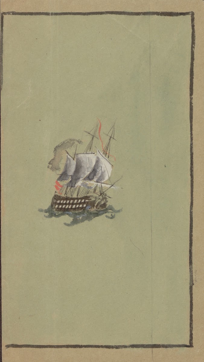 Frigate at sea 1895 1928