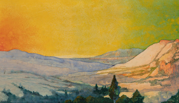 Sunset Colorado circa 1902
