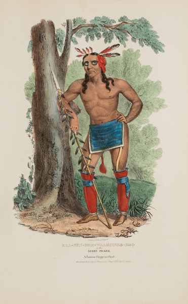 KAA NUN DER WAAGUINSE ZOO or the Berry Picker A Famous Chippewa Chief 1835