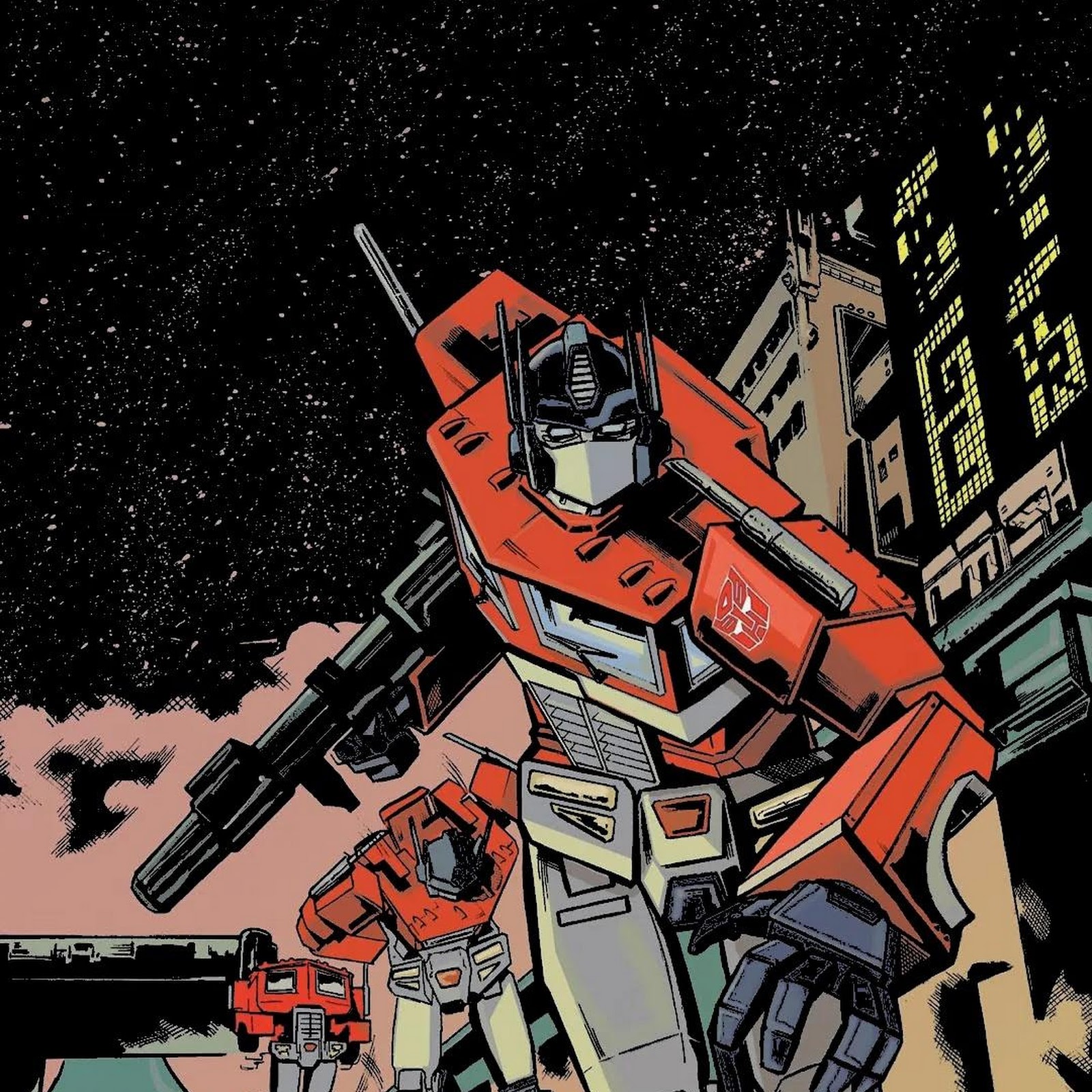 Download Optimus Prime Leading The Autobots Full HD iPhone