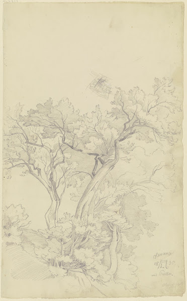 Trees near Olevano 1830