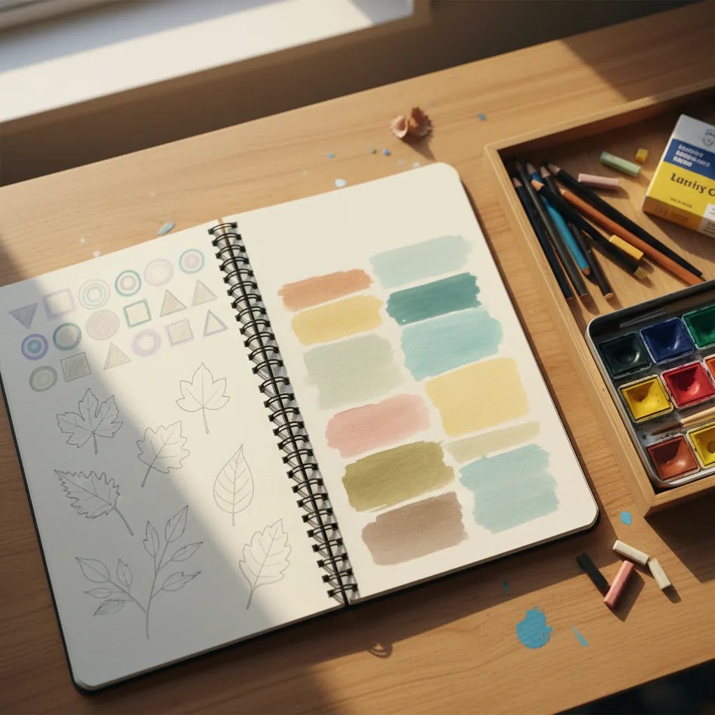 Art therapy for anxiety techniques for beginners with simple grounding drawing exercises and easy-to-use art supplies