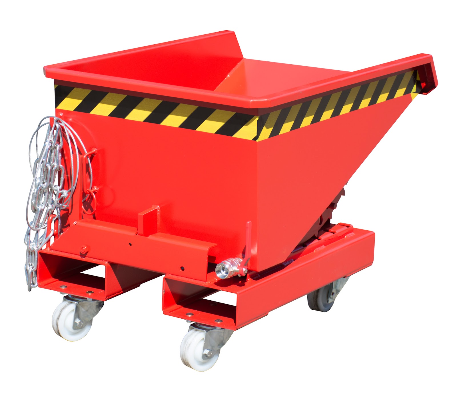 Spaander-kiepcontainer EXPO-E 150, gelakt, Vuurrood
