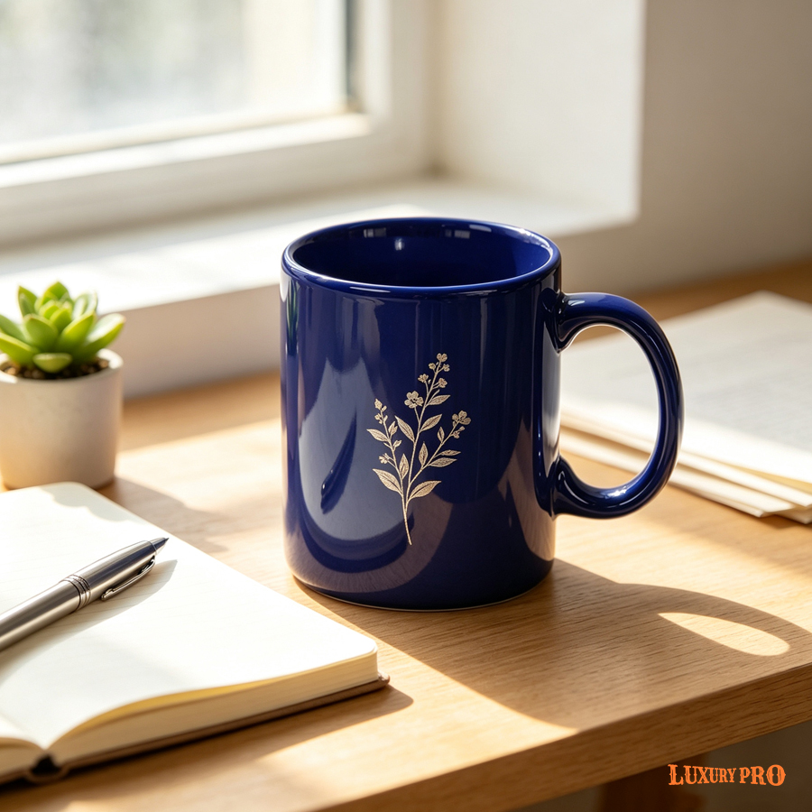 11oz Blue Crystal Mug
