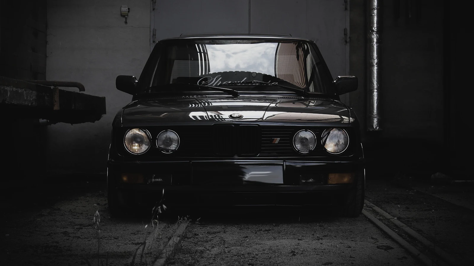 BMW, Classic, Car, E28, Dark 4K Desktop Wallpaper