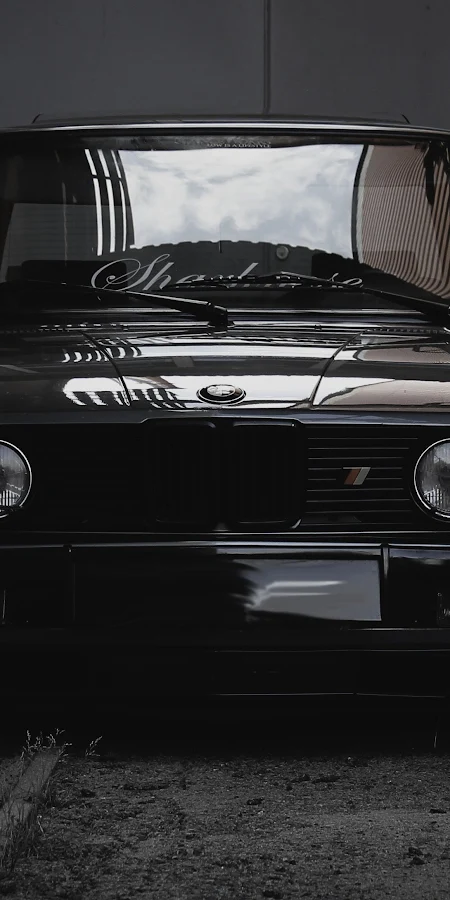 BMW, Classic, Car, E28, Dark 4K Phone Wallpaper
