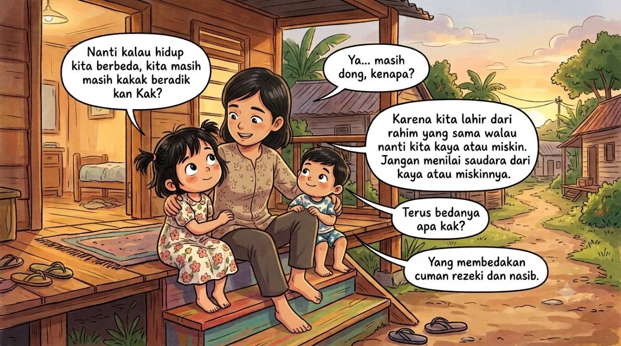 Ketika Adik Bertanya Kakaknya