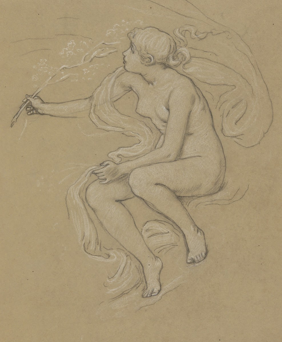 Study for Figure ofSpring ca1893