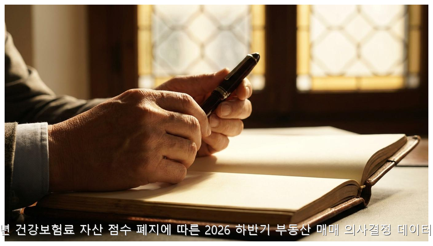 2027 건보료 개편 전 부동산 매각 시점 데이터 분석 핵심 안내 및 분석 인포그래픽 (4)