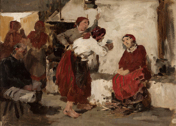 In a cottage