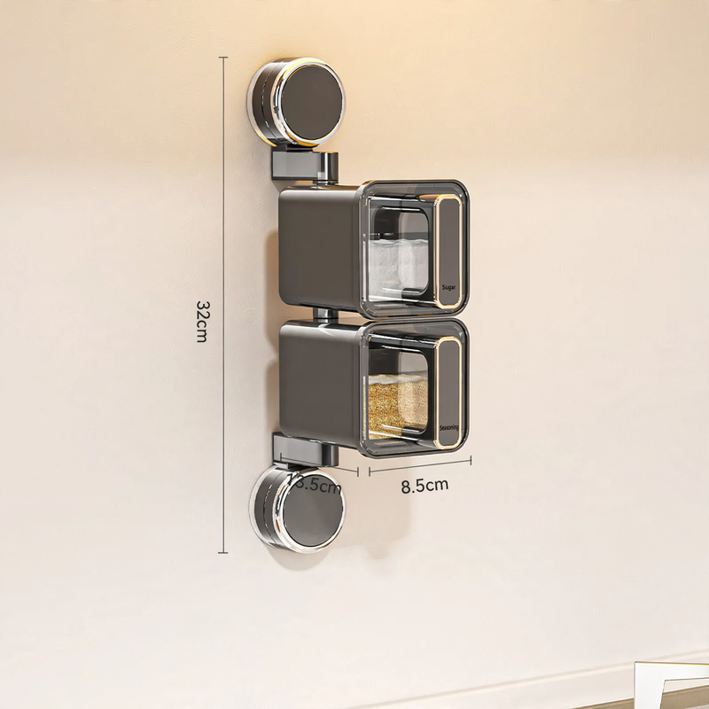 Rotating Spice Box with Suction Cup
