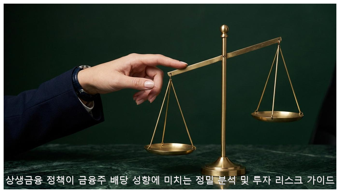 상생금융 정책이 금융주 배당 성향에 미치는 정밀 분석 및 투자 리스크 가이드 핵심 안내 및 분석 인포그래픽 (2)