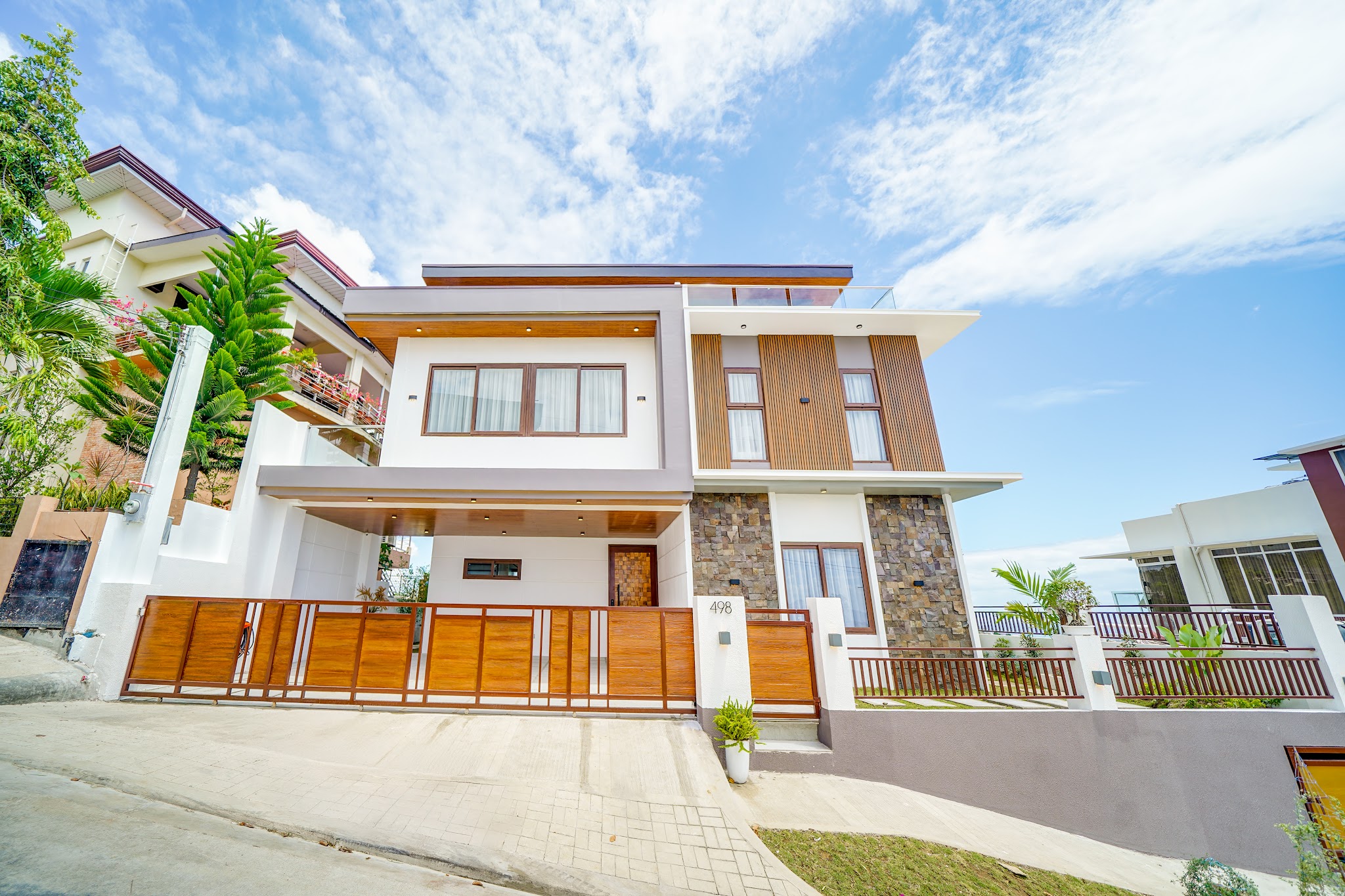 Exterior view of property