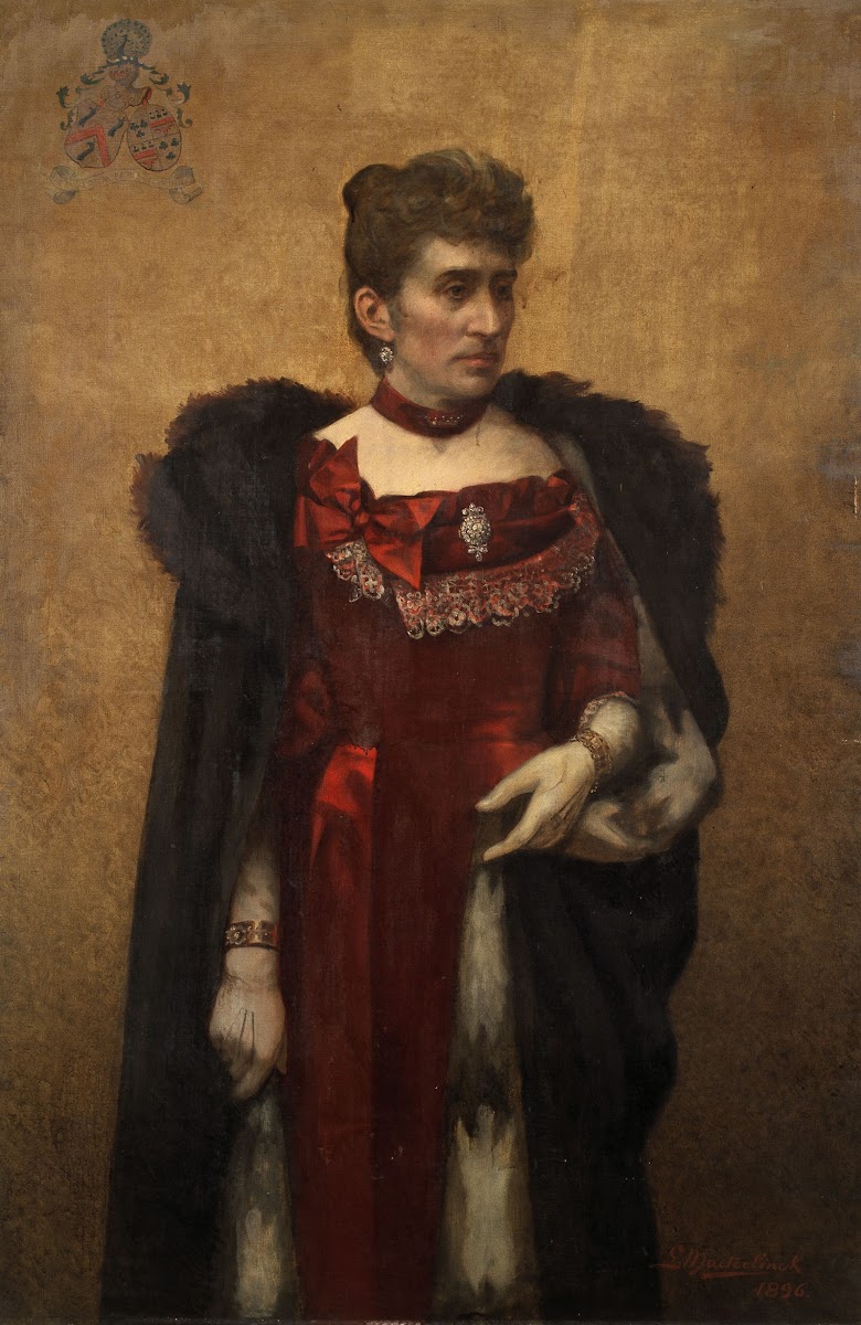 Portrait of Baroness Marie Ludwine De Pauw Schellekens 1896