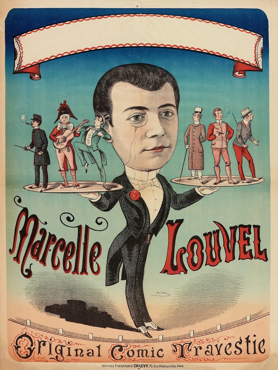 Marcelle Louvel Original Comic Travestie 1882 1888