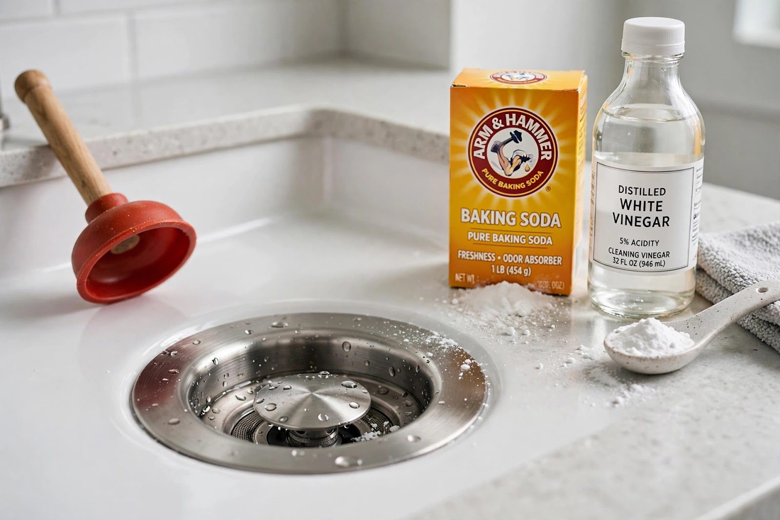 How to Unclog a Slow Bathroom Drain Without Harsh Chemicals