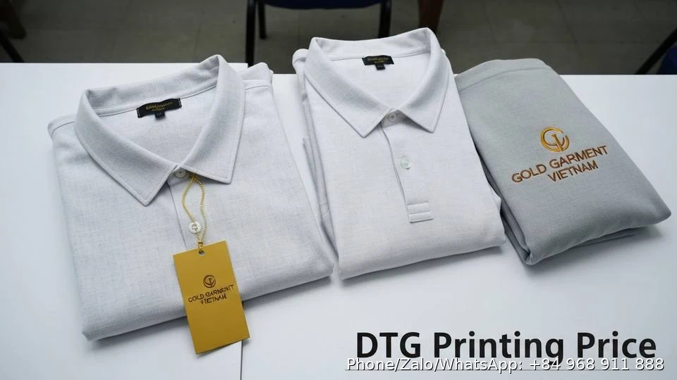 DTG Printing Price - Gold Garment Vietnam