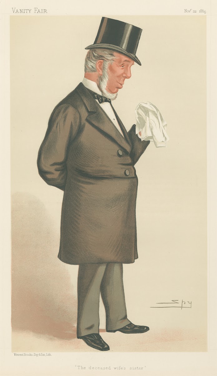 Politicians  The Deceased Wifes Sister Sir Thomas Chambers November 22 1884 1884