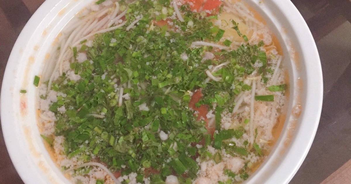 Canh chua thịt xay