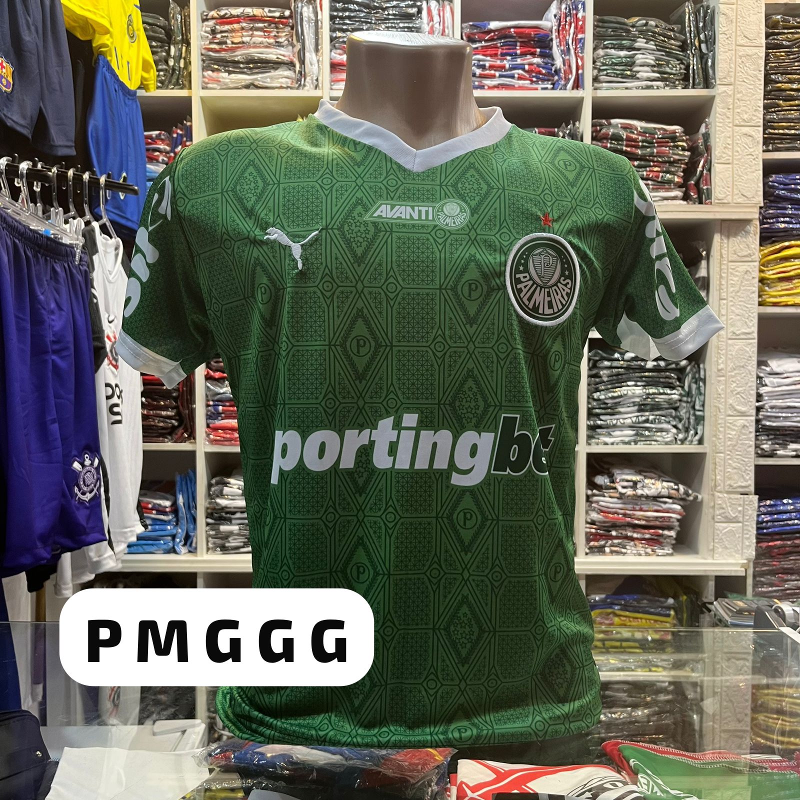 Camisa Palmeiras verde (Puma) - Avanti – Atacado no Brás