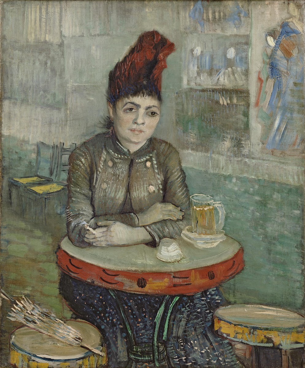 In the café Agostina Segatori in Le tambourin 1887   1888