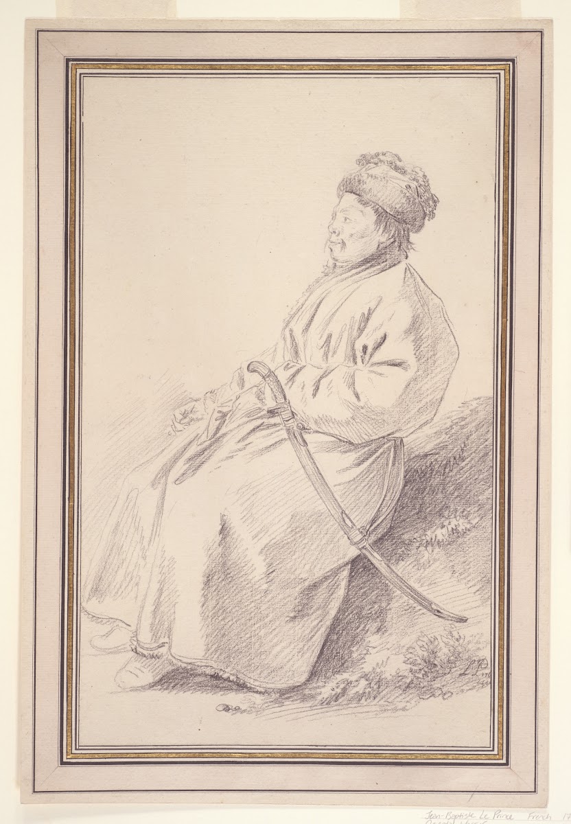 Seated KalmuckWarrior ca1760