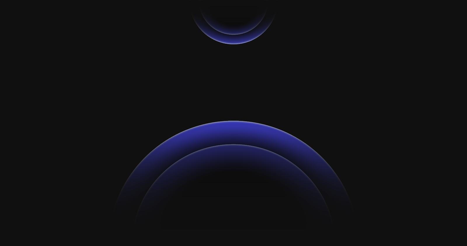 Minimalist Blue Glowing Arcs - Digital Art 4K Wallpaper (4096x2160)