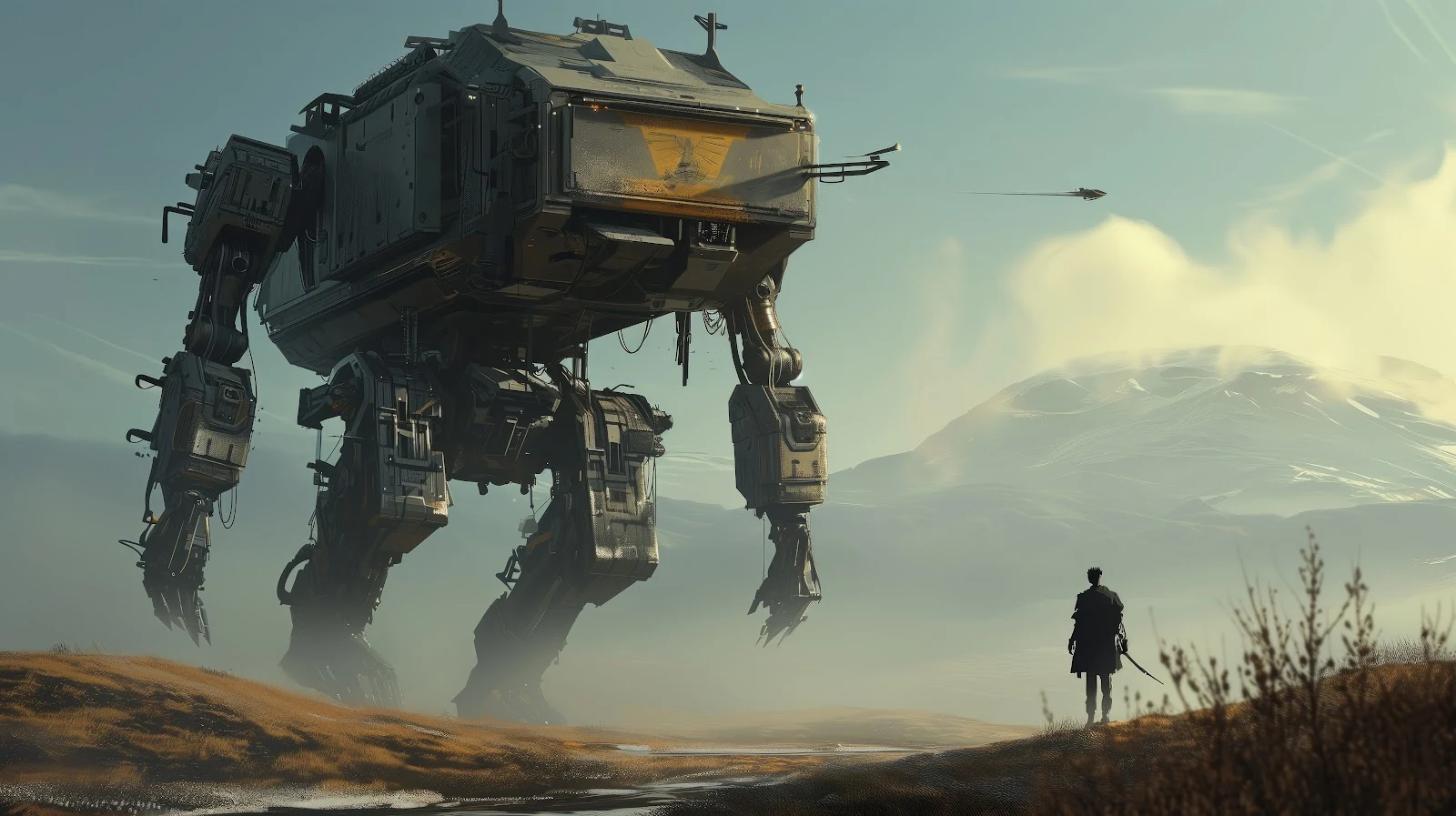 A Stunning Ai Art, Illustration, Science Fiction, Robot 5K Desktop and Mobile Wallpaper Background (5824x3264)