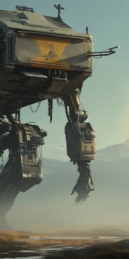 Ai Art, Illustration, Science Fiction, Robot 5K Phone Wallpaper