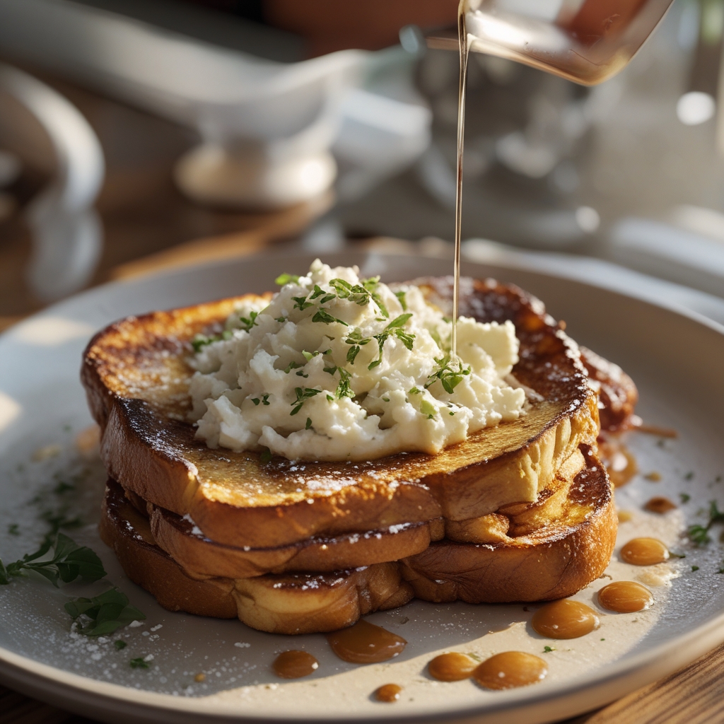 Tracy Malechek-Ezekiel’s Ricotta Stuffed French Toast - Easy Homemade Brunch Delight finished