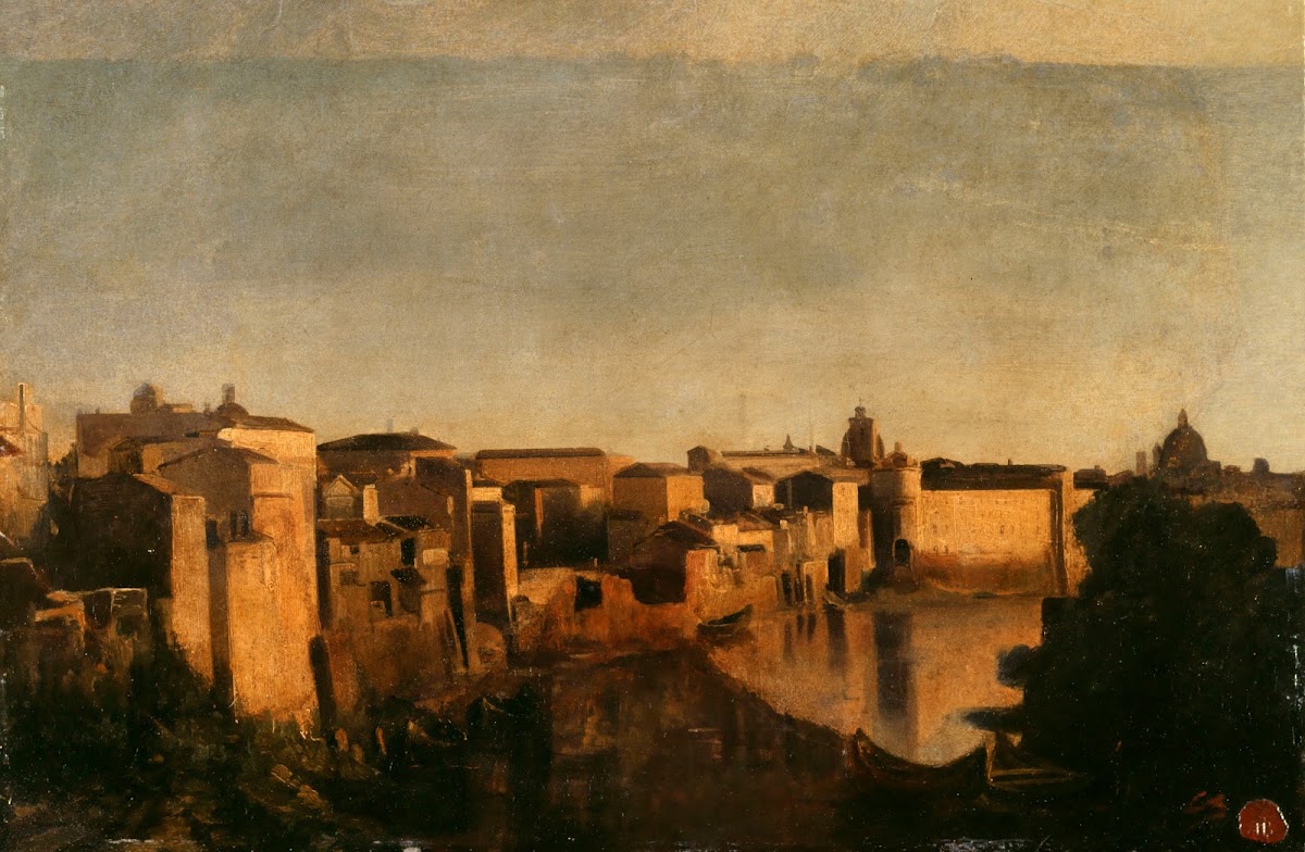 Le Tibre à Rome 1856 1862