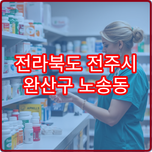 전라북도 전주시 완산구 노송동 야간 영업 약국 찾기 – 노송동 주민을 위한 야간 문 여는 약국 리스트