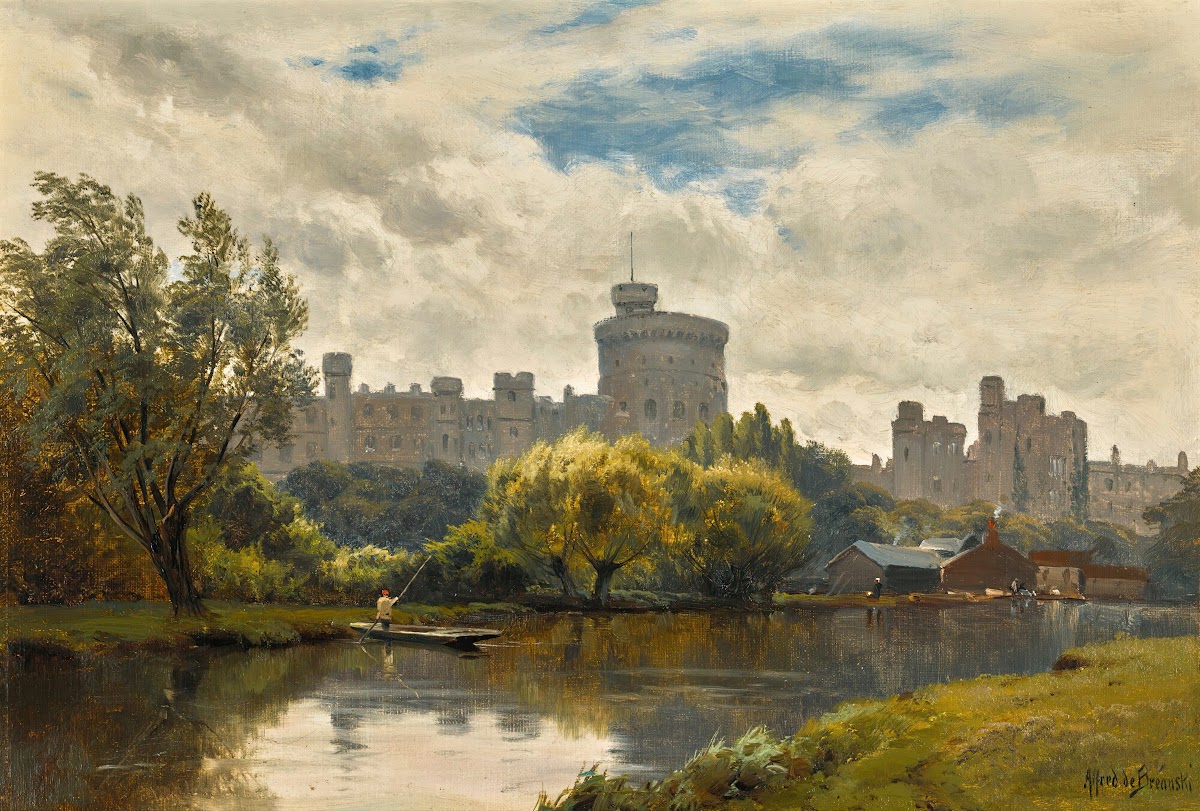 Windsor castle from the Thames