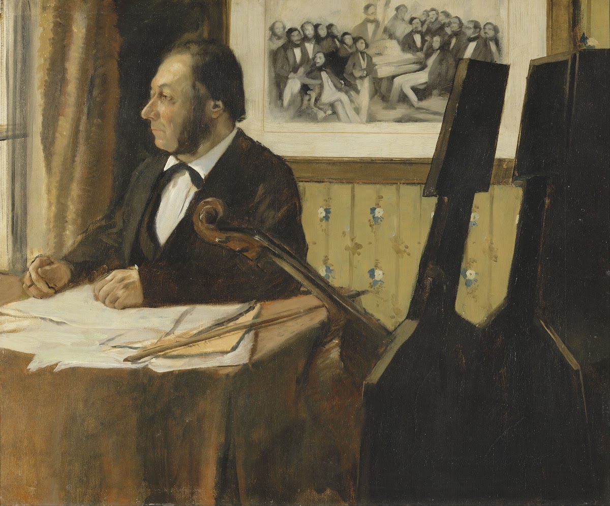 The Cellist Pilet between 1868 and 1869