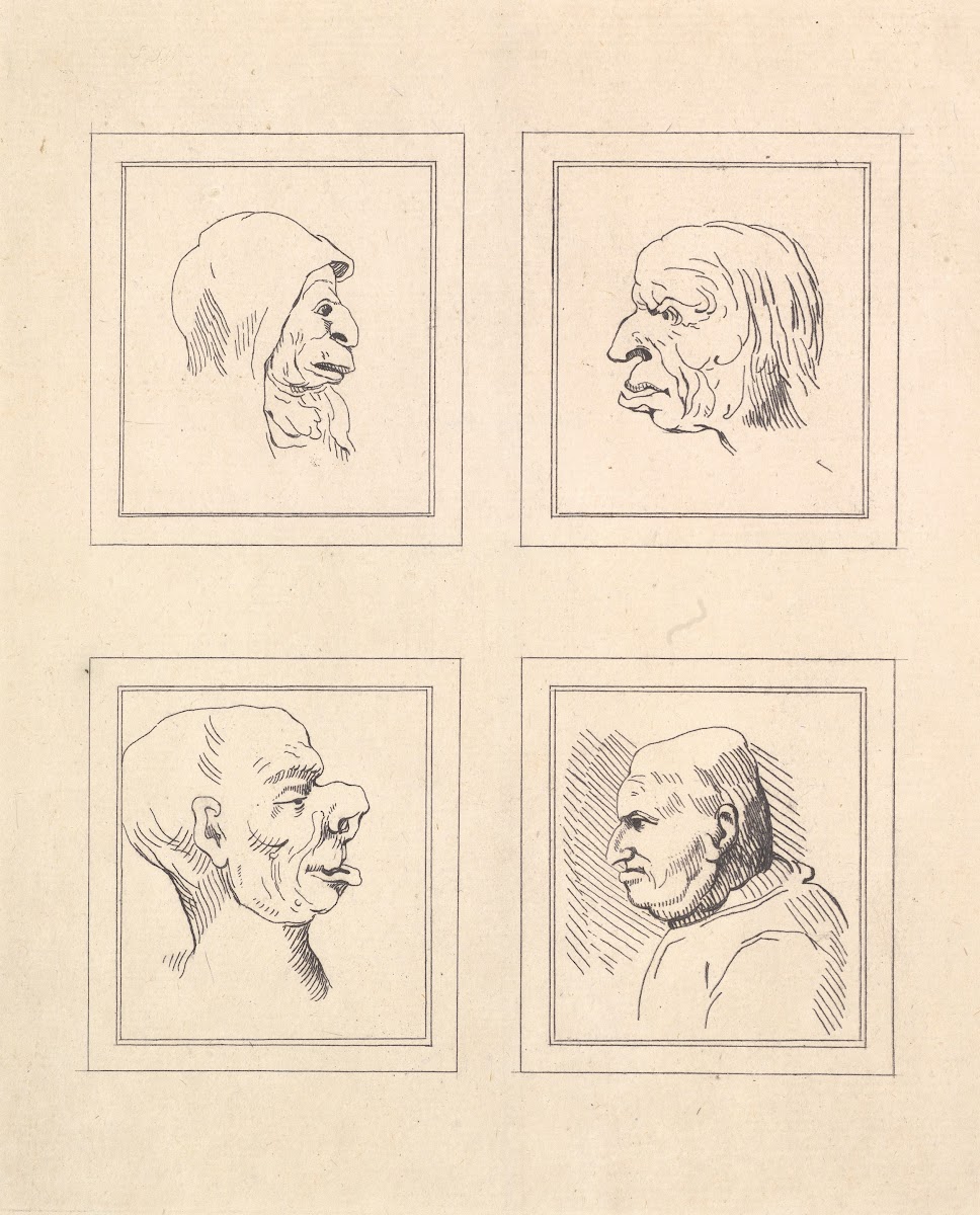 Characaturas by Leonardo da Vinci Pl03