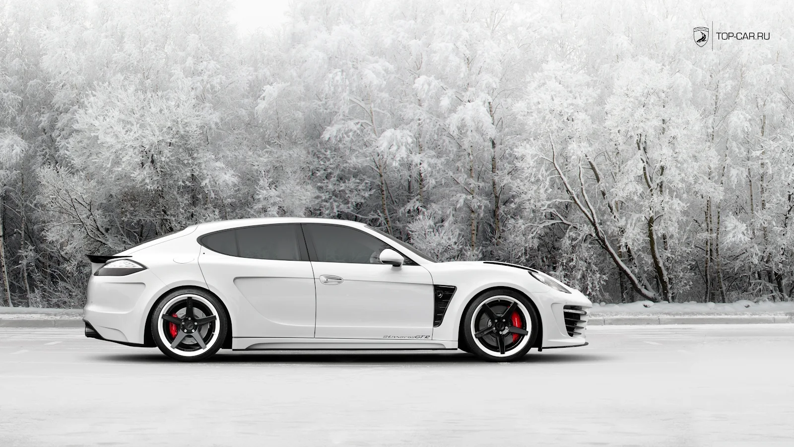 A Stunning Car, White Cars, Winter, Snow, Vehicle 4K Desktop and Mobile Wallpaper Background (3840x2160)