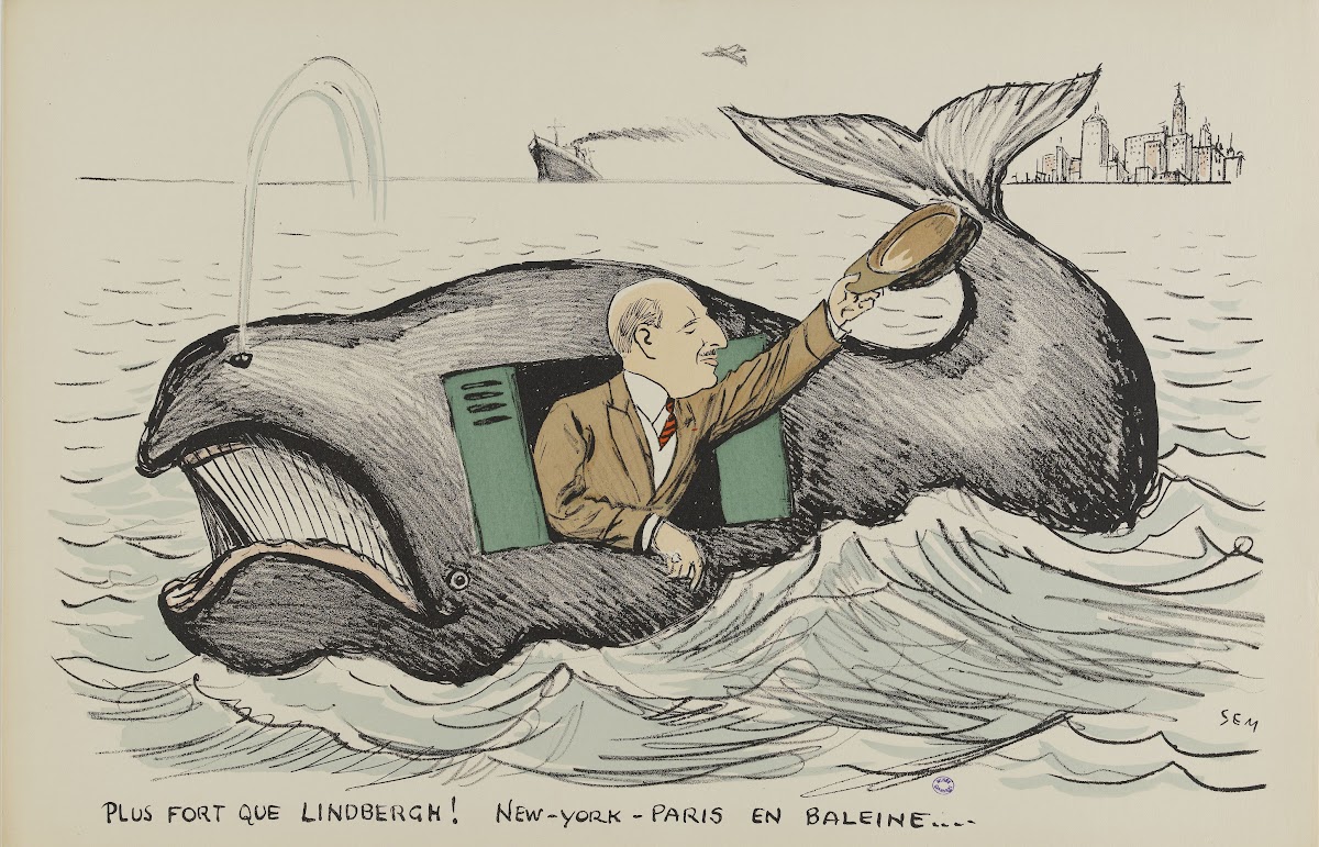Plus fort que Lindbergh New York  Paris en baleine 1927