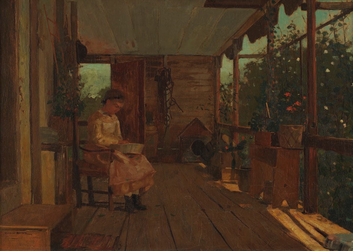 Girl Shelling Peas 1873
