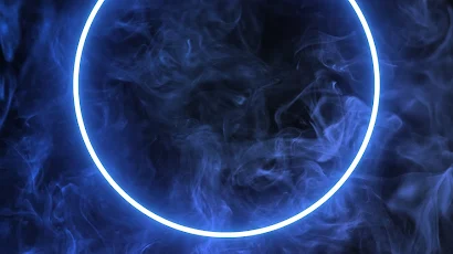 Neon, Atmosphere, Blue, Astronomical Object 5K iPhone Wallpaper Background