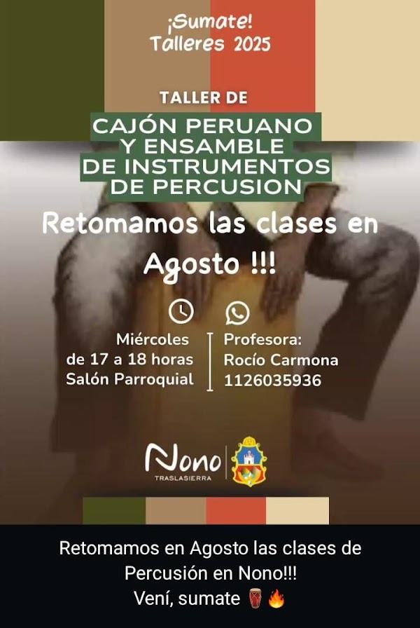 Taller de Cajón Peruano