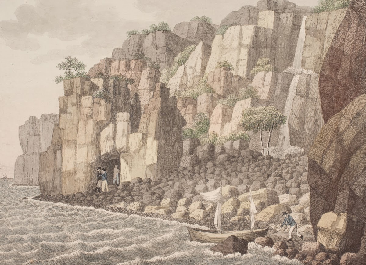 Klippen kaldet Jons Kirken i Ruths Sogn på Bornholm 1820  1821