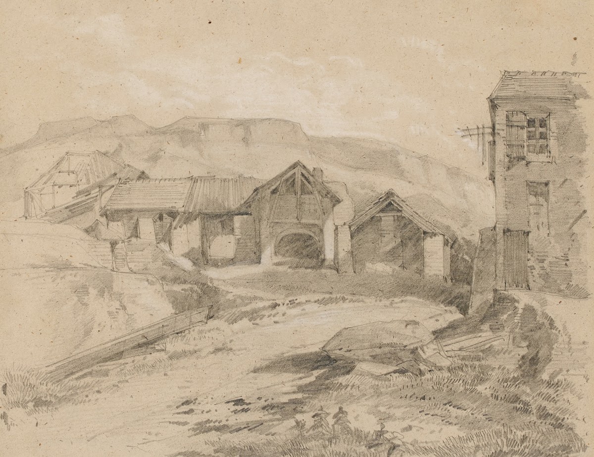 Vue des Buttes Chaumont 1855