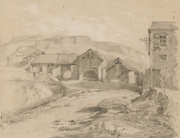 Vue des Buttes Chaumont 1855