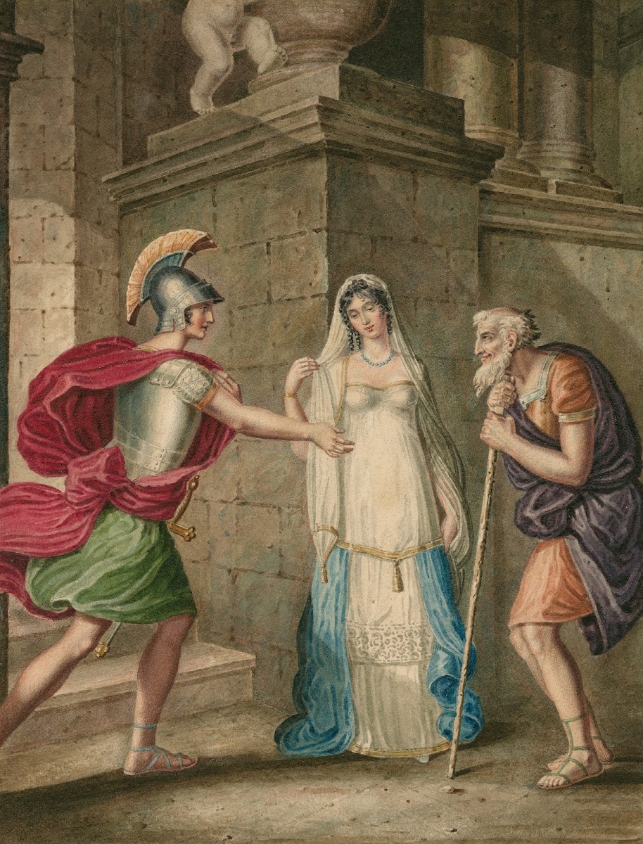 Troilus and Cressida IV 2 Pandarus Cressida and Troilus 1800 1830