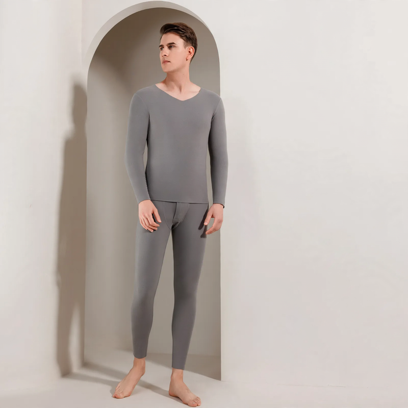 Thermo-Unterwäsche-Set für Paare, gefüttert, nahtlos