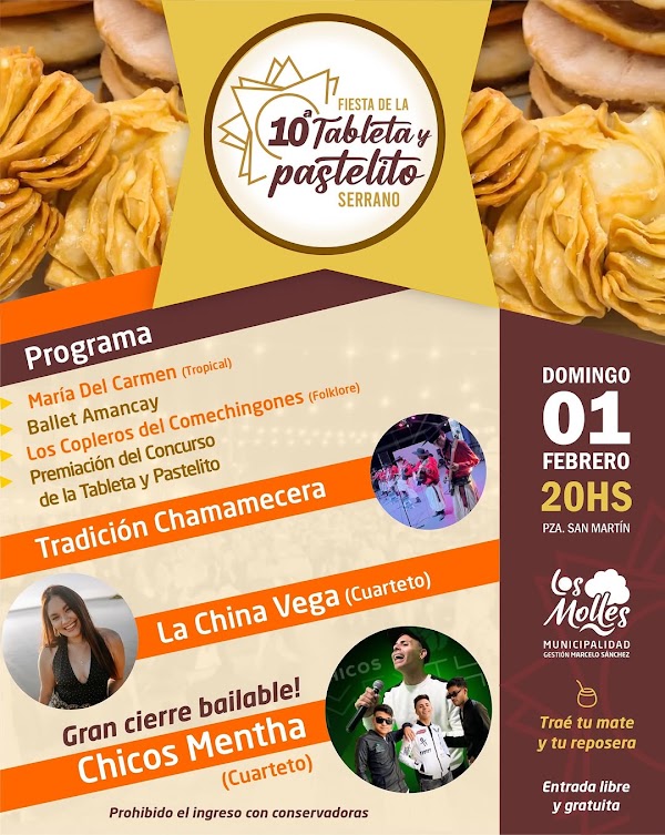 10ª Fiesta de la Tableta y el Pastelito Serrano ✨